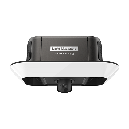 LiftMaster Belt Drive Garage Door Opener - 87504-267<br />
Secure View™ Ultra-Quiet Belt Drive Smart Opener with Camera, LED Corner to Corner Lighting™ and Battery Backup